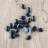 Muñeca oval negro ojos planos diy hecho a mano horquilla material hilo peluche accesorios details Picture